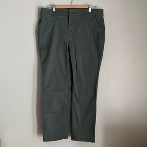 Khaki Green Pants by Loft size 12 Womens